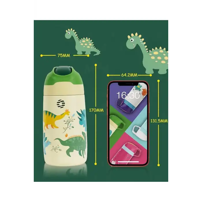 MATARA PASLANMAZ ÇELİK 350 ML SARI DİNAZOR