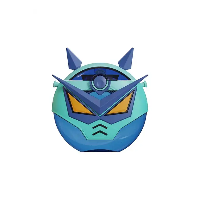 Özel Kutulu 630 ML Pipetli Robot Temalı Tritan Su Matarası -Boyun Askılı MAVİ