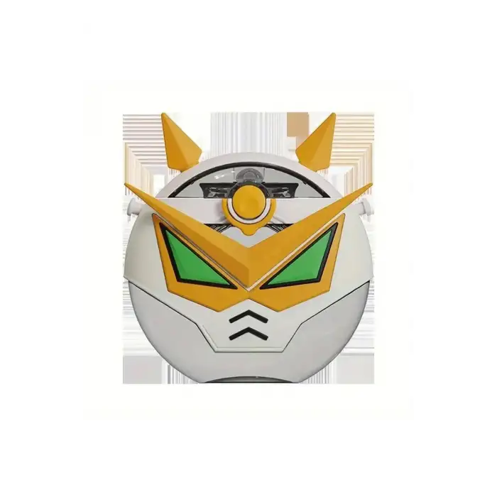 Özel Kutulu 630 ML Pipetli Robot Temalı Tritan Su Matarası -Boyun Askılı KREM