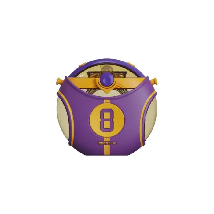 Cocosmile CS-00008 Mor 630ML Straw Basketball Tritan Matara