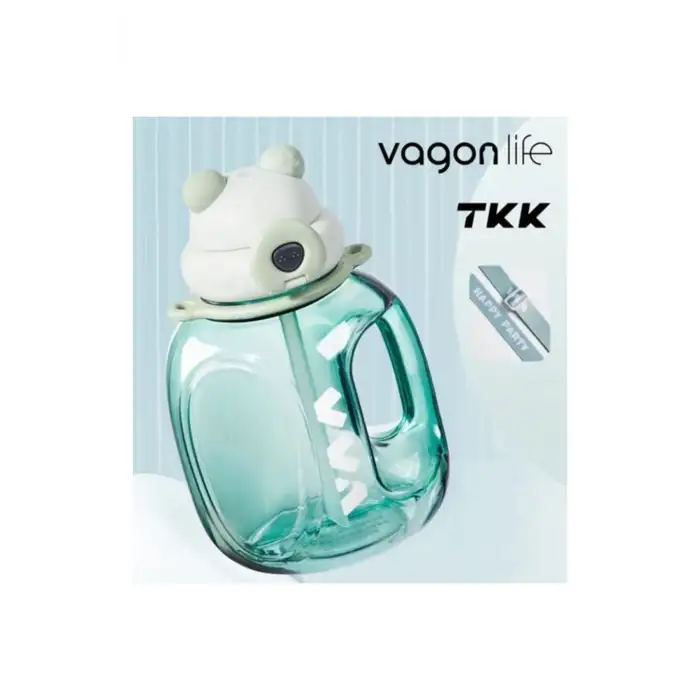 Vagonlife Tritan Su Matarası 1200 ml Yeşil