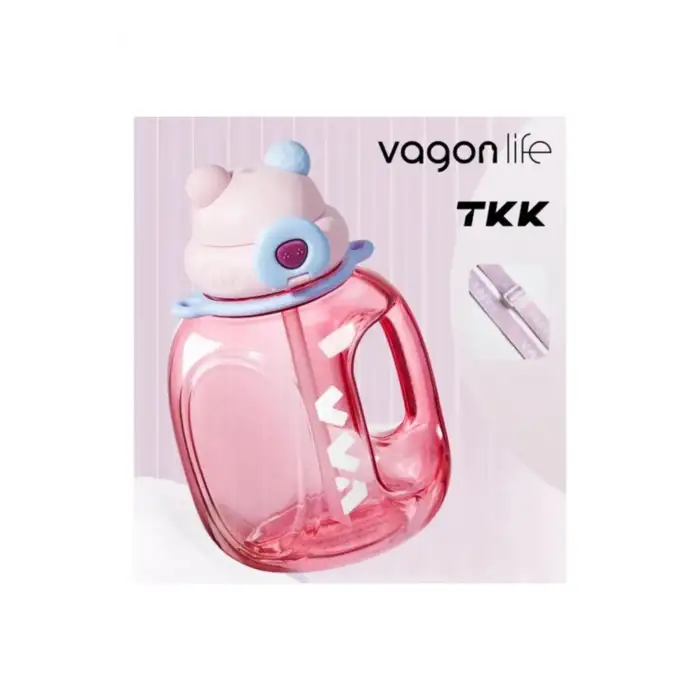 Vagonlife Tritan Su Matarası 1200 Ml Pembe