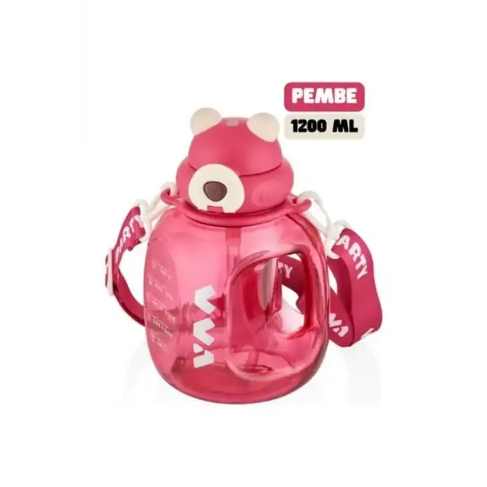 Vagonlife Tritan Su Matarası 1200 Ml Koyu Pembe