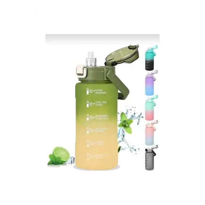 Vagon Matara Policarbon 2000 Ml Yeşil Sarı VGN2214