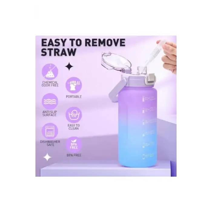 Vagon Matara Policarbon 2000 Ml Yeşil Sarı VGN2214