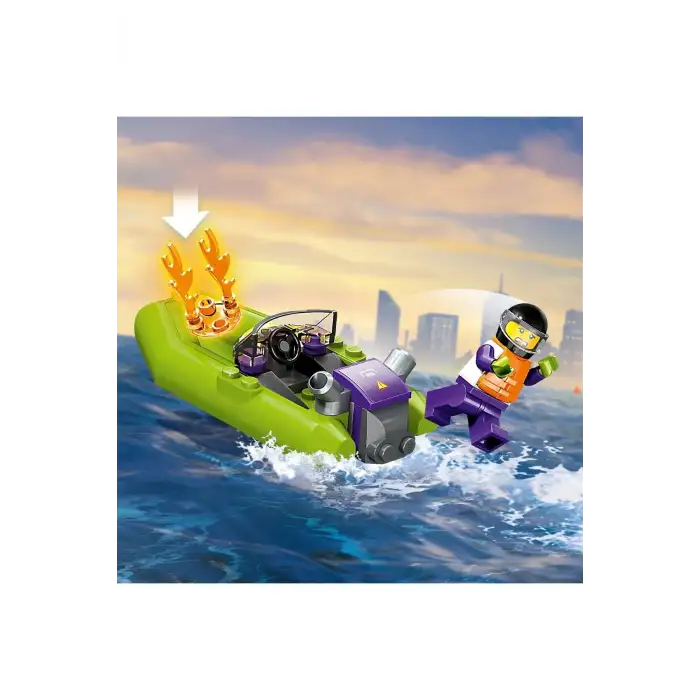 LEGO CITY İTFAİYE KURTARMA TEKNESİ