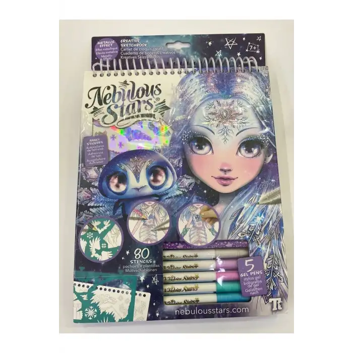 TAROS NEBULOUS STARS-11122 CREATİVE SKETCHBOOK - ICEANA - GEOMETRİC CRYSTA