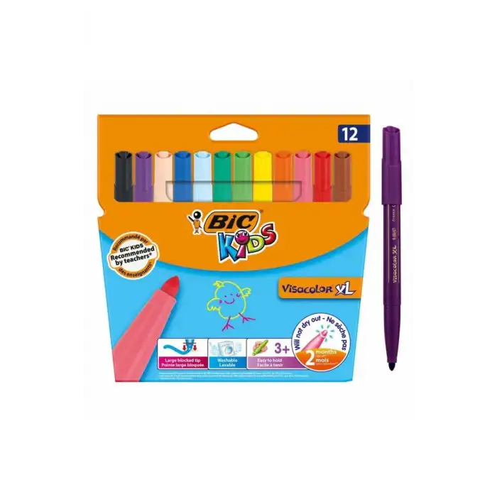 BİC KIDS COLOUR BABY KEÇELİ KALEM 12Lİ