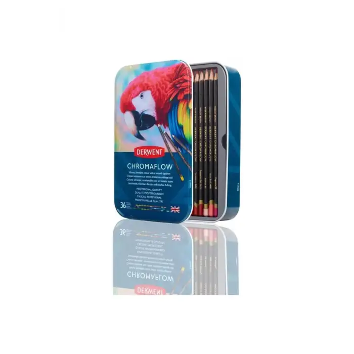 DERWENT CHROMAFLOW 36LI METAL KUTU YENİ