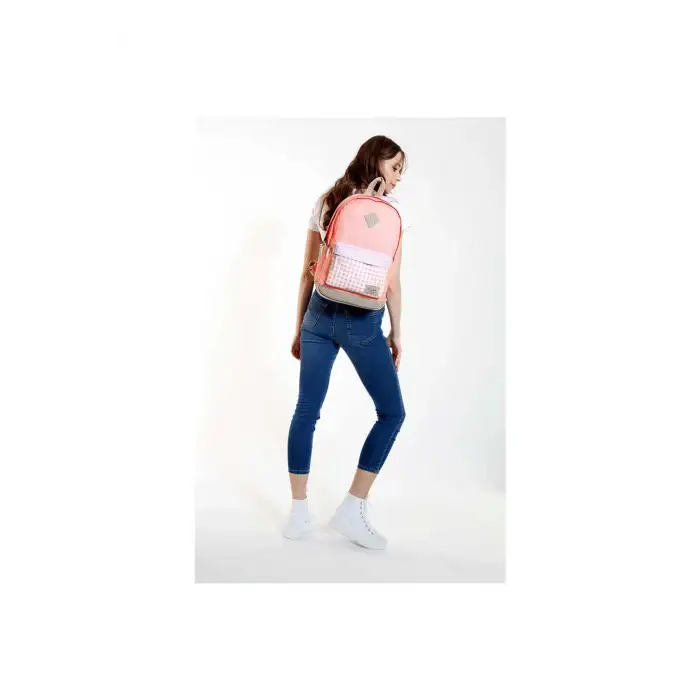 KAUKKO WICHLIGHT SIRT ÇANTASI (PLAID-SOMON) K1504