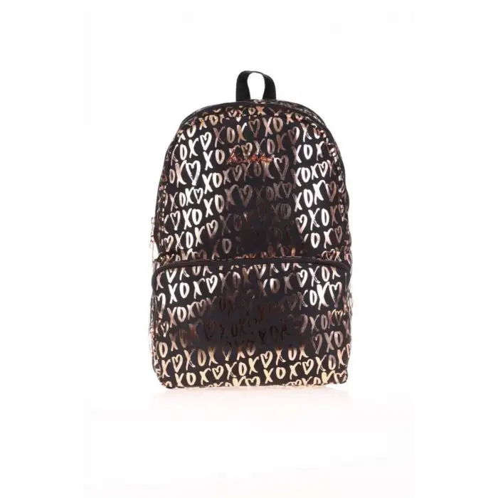 KAUKKO BROKAR SIRT ÇANTASI (XOXO-SİYAH)