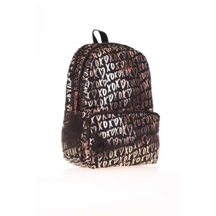 KAUKKO BROKAR SIRT ÇANTASI (XOXO-SİYAH)