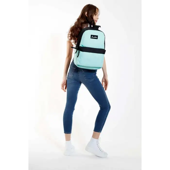 KAUKKO BASIC COLORS SIRT ÇANTASI (MİNT-SİYAH)