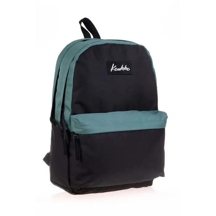 KAUKKO BASIC COLORS SIRT ÇANTASI (SİYAH-PETROL)