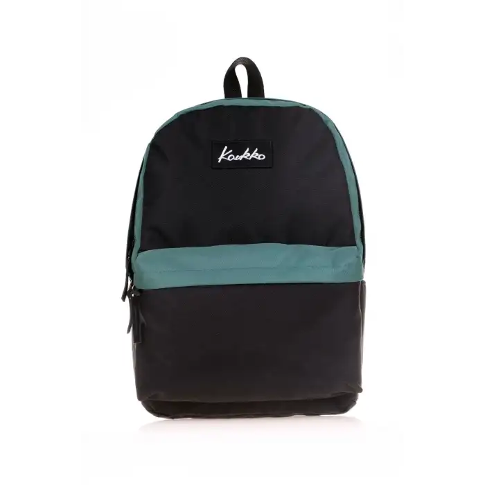 KAUKKO BASIC COLORS SIRT ÇANTASI (SİYAH-PETROL)