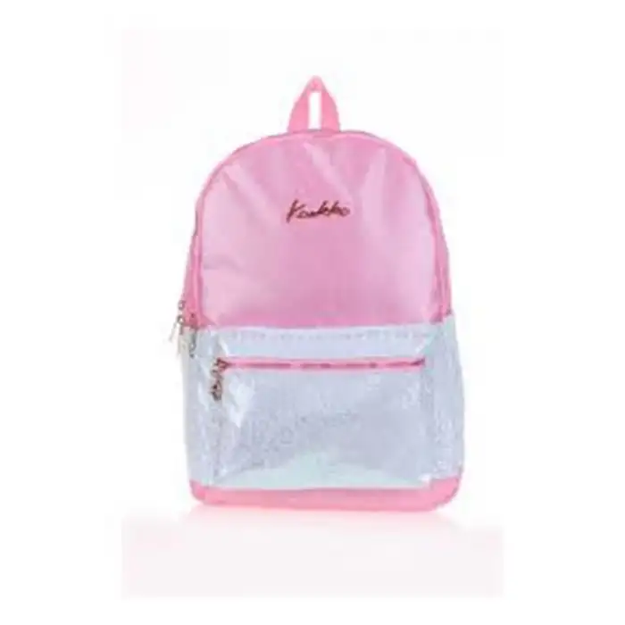 KAUKKO AMAZING SIRT ÇANTASI (B LETTER-PEMBE)