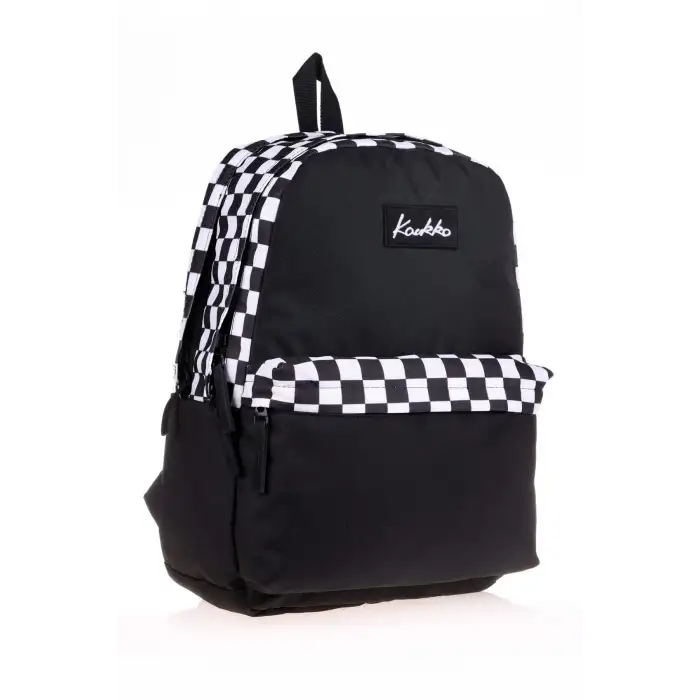 KAUKKO BASIC COLORS SIRT ÇANTASI SİYAH CHECK