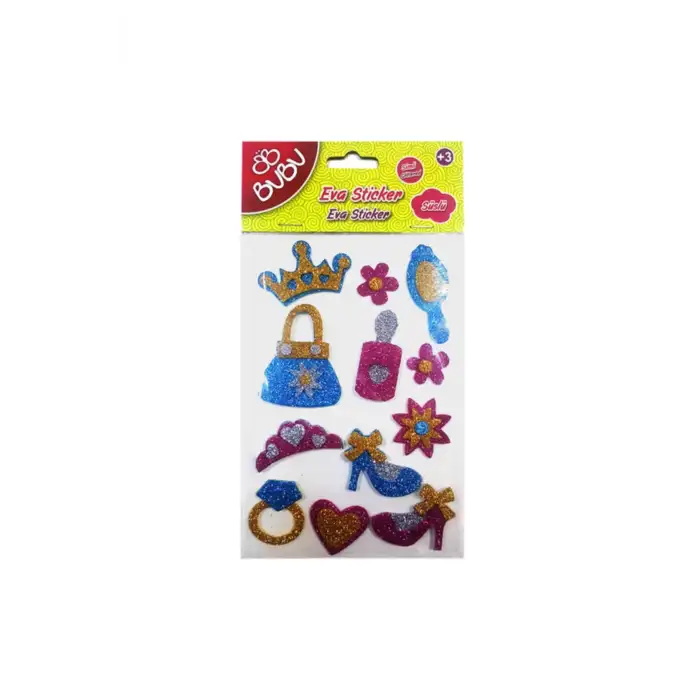 BU-BU EVA STİCKER 3D SÜSLÜ
