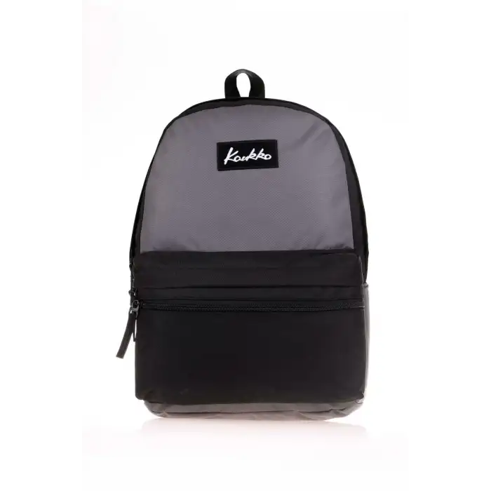 KAUKKO	SIRT ÇANTASI BASIC DUBLE COLORS MOR-SİYAH