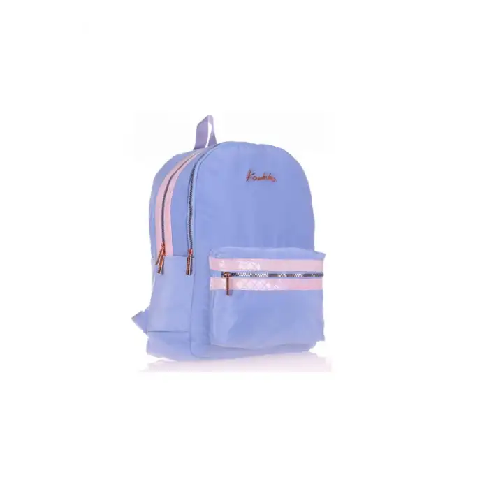 KAUKKO SIRT ÇANTASI MAGIC GLOSS FLORAL MAVİ