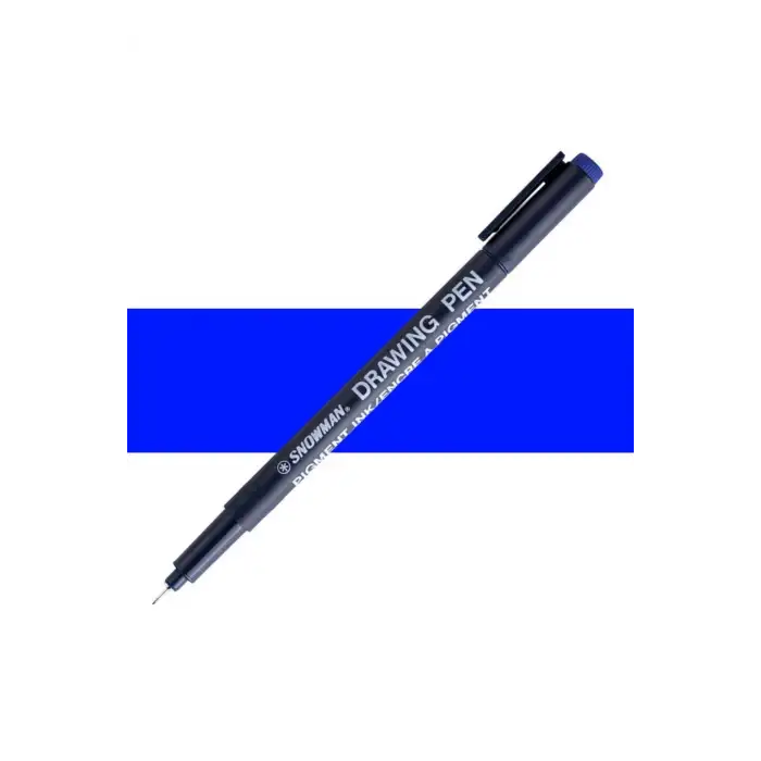 SNOWMAN ÇİZİM KALEMİ TEKNİK MAVİ 0.2 FT 700D 2 M