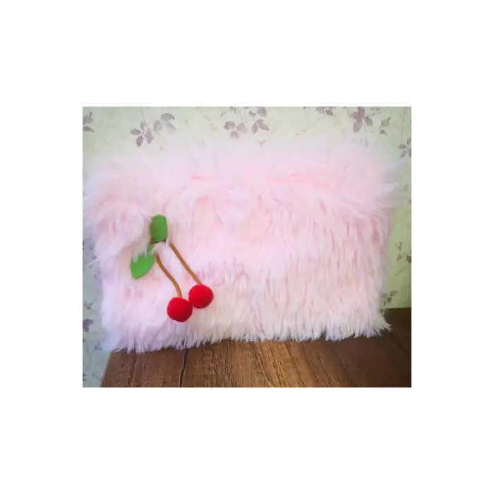 DOLPHIN KALEM ÇANTASI PELUŞ FASHION KİRAZ PC-632 18/72