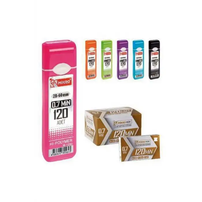MİKRO M-1260 120Lİ MİN 0.7 2B 60mm UÇ