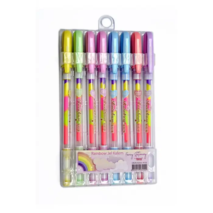 UNICK COLOR JEL KALEM RAİNBOW 8 Lİ 4115