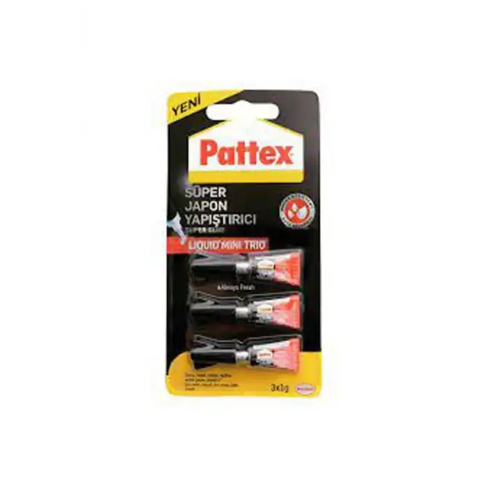 PATTEX JAPON YAPIŞTIRICI SÜPER MİNİ TRİO 3X1 GR
