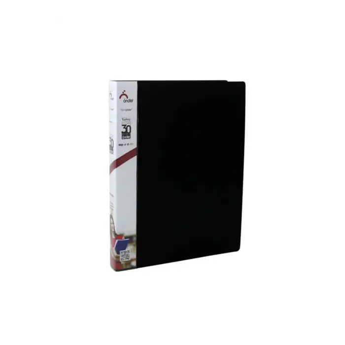 ÖNDER PP 4 HALKALI DOSYA-SİYAH