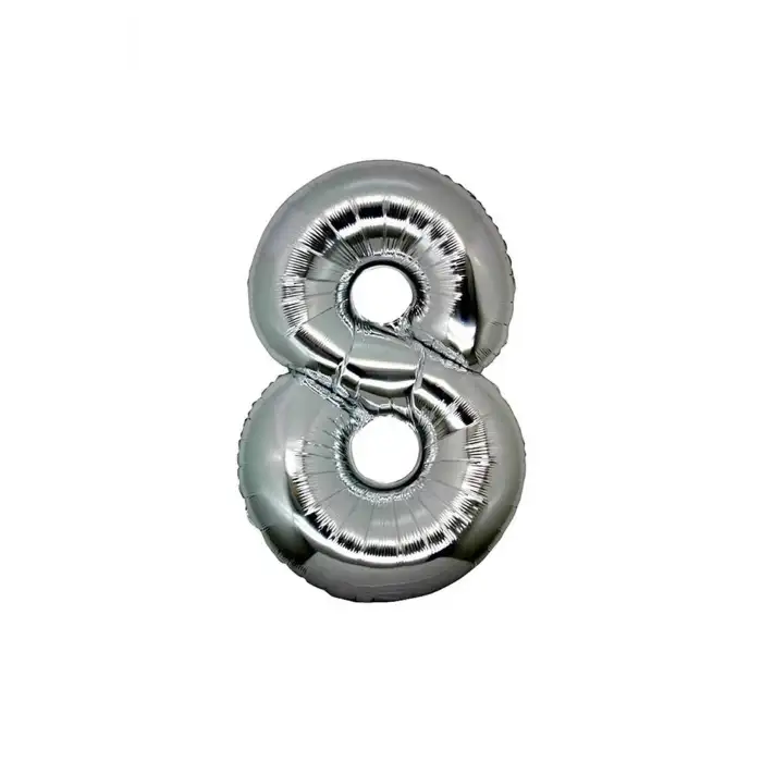 NEDİ BALON FOLYO 40 RAKAM GÜMÜŞ