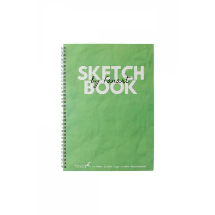 FANART SKECTH BOOK ACADEMY A4 SPR. YEŞİL 120GR 50YP.8673.A4