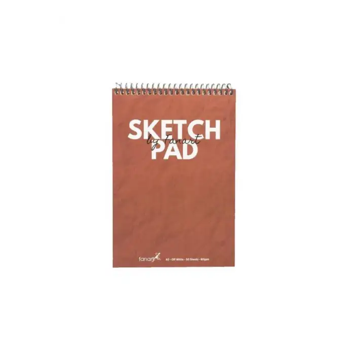 FANART SKETCH PAD A5 ACADEMY SPR. BORDO 80G 50YP. 8682.A5