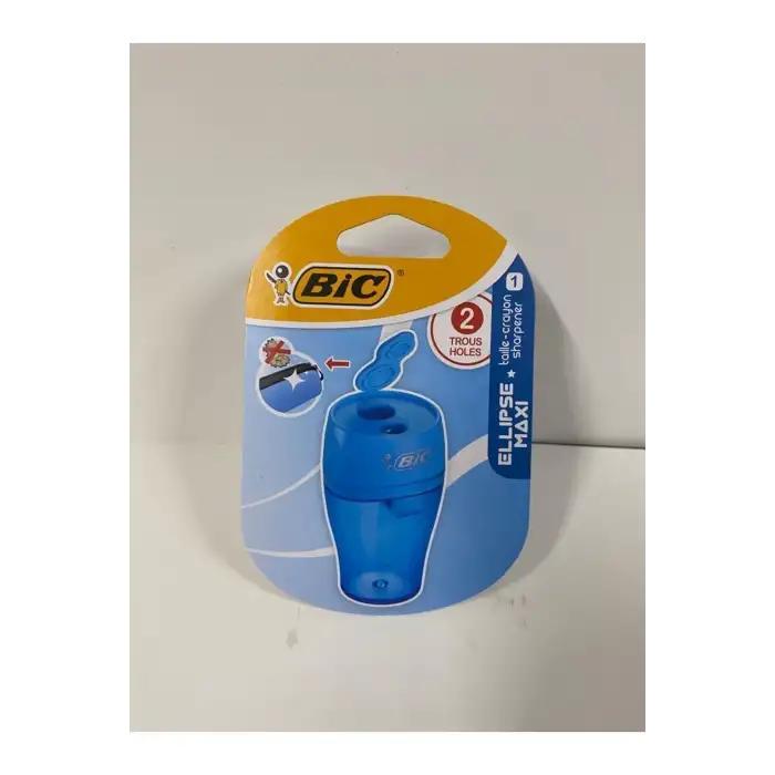 BIC KALEMTIRAŞ MAXI ELLIPSE KAPAKLI İKİLİ 1 Lİ BLİSTER ASORTİ (MAVİ/KRMZ/YEŞİL) 9505181