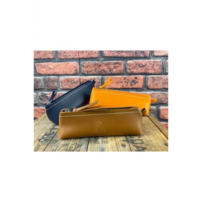 SÜDOR MONALİSA KALEMLİK DERİ TRİBAG KAHVE KN14-02