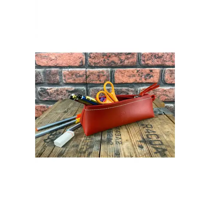 SÜDOR MONALİSA KALEMLİK DERİ TRIBAG KIRMIZI KN14-09