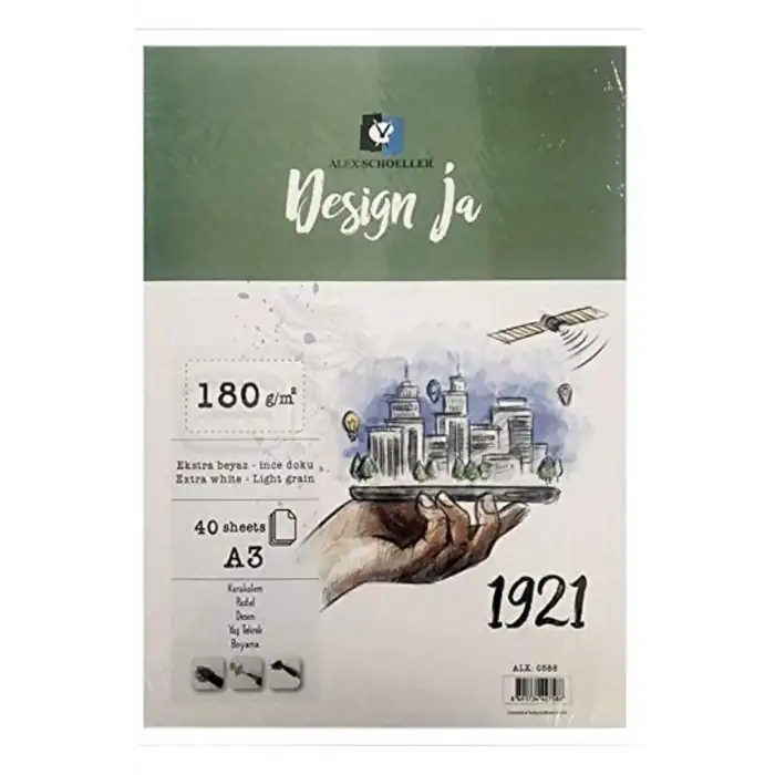 ALEX DESGIN JA RESİM DEFT.SPR.(7860) 180GR 40LI