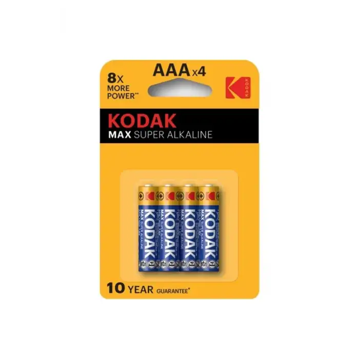 KODAK PİL İNCE MAX ALKALİN 4LÜ BLS (K3A-4)