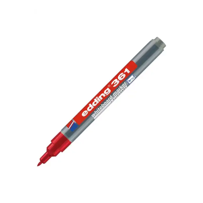 EDDING 361 İNCE UÇLU BEYAZ TAHTA KALEMİ KIRMIZI