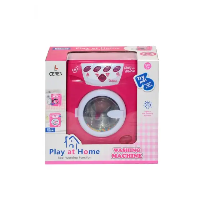 CEREN IŞIKLI PİLLİ VE SESLİ OYUNCAK ÇAMAŞIR MAKİNESİ