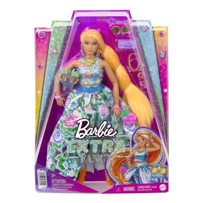 BARBIE EXTRA FANCY - ÇİÇEKLİ KOSTÜMLÜ BEBEK