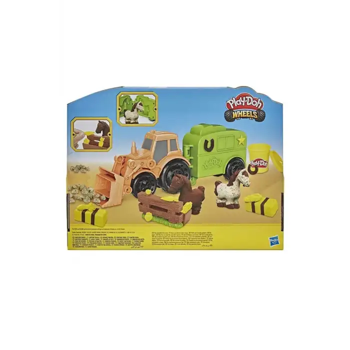 PLAY-DOH ÇALIŞKAN TRAKTÖR VE RÖMORK