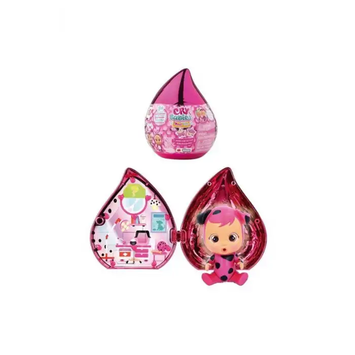 CRY BABIES MAGIC TEARS BEBEKLER- CBMT SERIES PINK EDITION CDU12