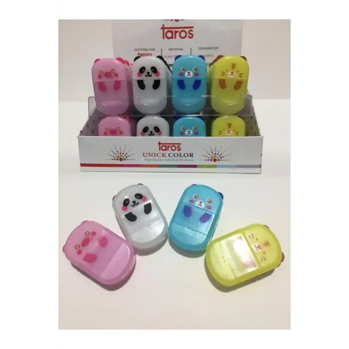 TAROS UNICK COLOR ANIMALS SİLGİLİ KALEMTRAŞ