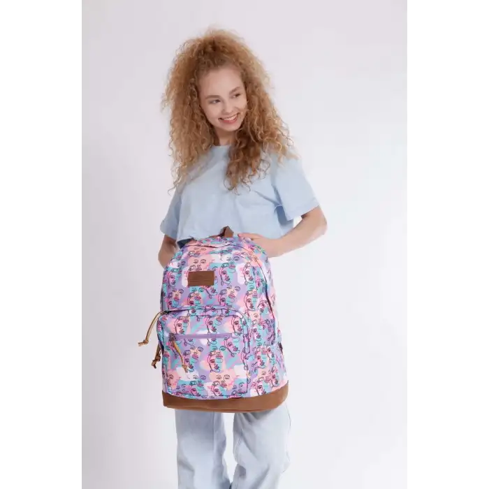 KAUKKO SAFARI SIRT ÇANTASI (ART FACE)