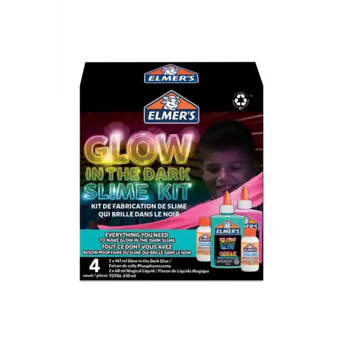 ELMERS SLİME SET KARANLIKTA PARLAYAN