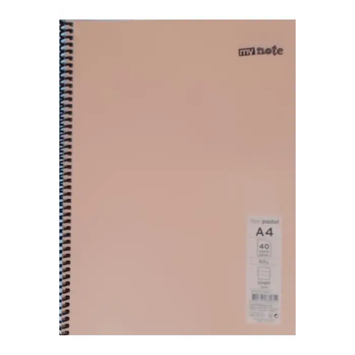 MYNOTE FLEX PASTEL DEFTER PP KAPAK SPİRALLİ A4 40 YP ÇİZGİLİ