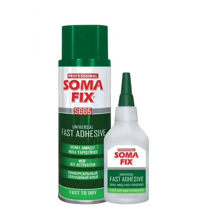 SOMAFİX GENEL AMAÇLI HIZLI YAPIŞTIRICI 100ML+25 GR MDF YAPIŞ.SET