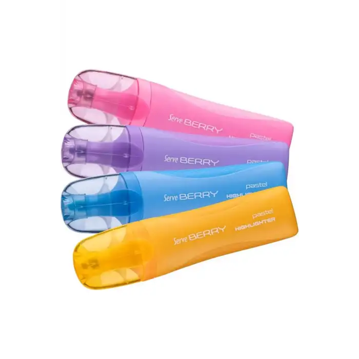 SERVE FOSFORLU KALEM BERRY PASTEL 4 LÜ