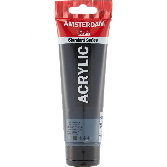 AMS AKRİLİK BOYA 120ML. LAMP BLACK